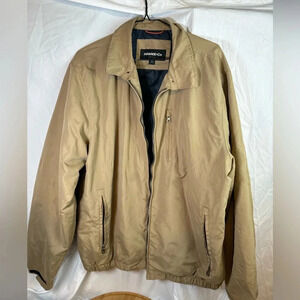 Men’s XL Hawke &Co lightweight khaki light lined tan jacket